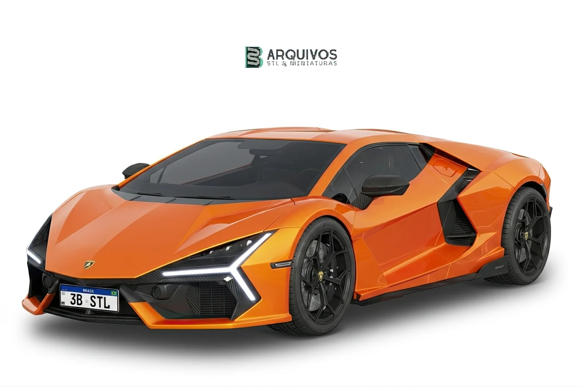 Modelo 3D STL - Lamborghini Revuelto 2023